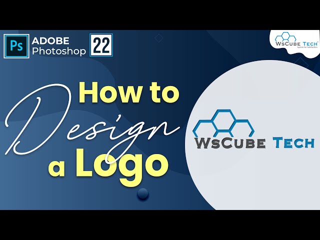 How to Design a Logo in Photoshop with Sample (Step by Step) | Photoshop Tutorial #22