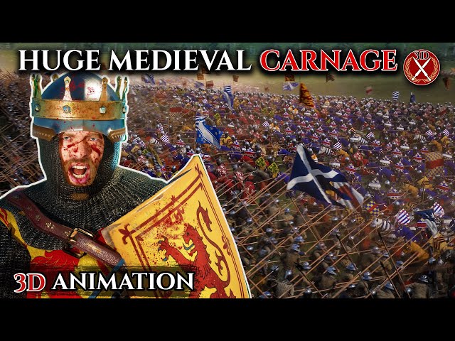 The Battle of Bannockburn Brought to Life in Unique Animation 1314 AD ( The Braveheart Sequel !)