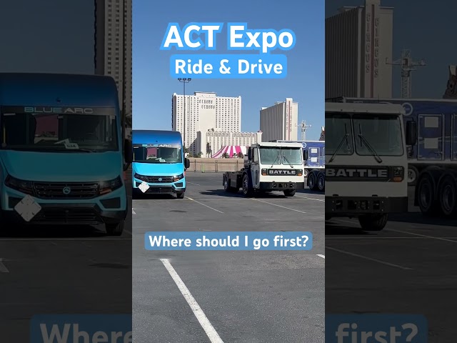 #ACTexpo Battery EV, Hydrogen Fuel Cell and Alternative Propulsion Trucks