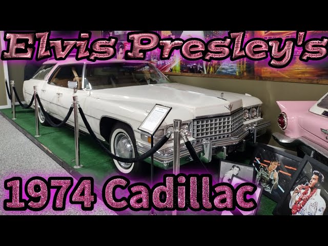 Elvis "The King" Presley 1974 pink and white Cadillac station wagon