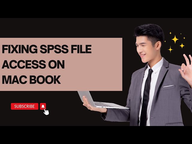SPSS not showing files to open Mac | Fixing SPSS file access issue in MacBook Air