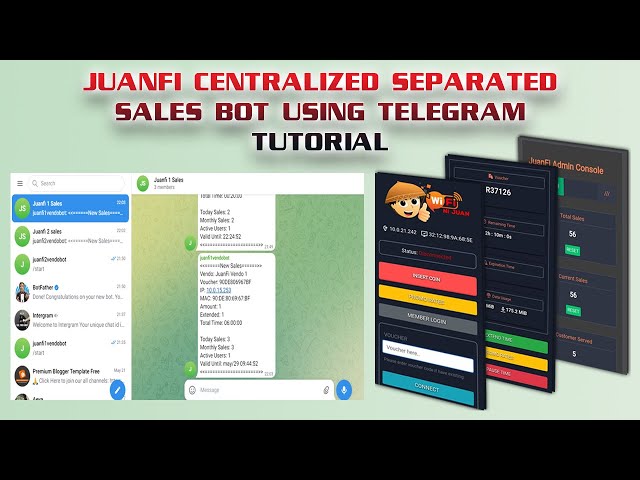 JUANFI CENTRALIZED SEPARATED SALES BOT USING TELEGRAM