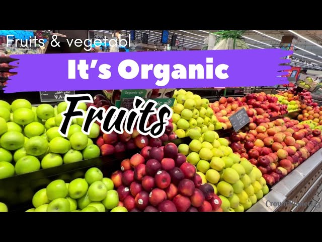 Organic Fruits & vegetables market in Dubai II UAE II