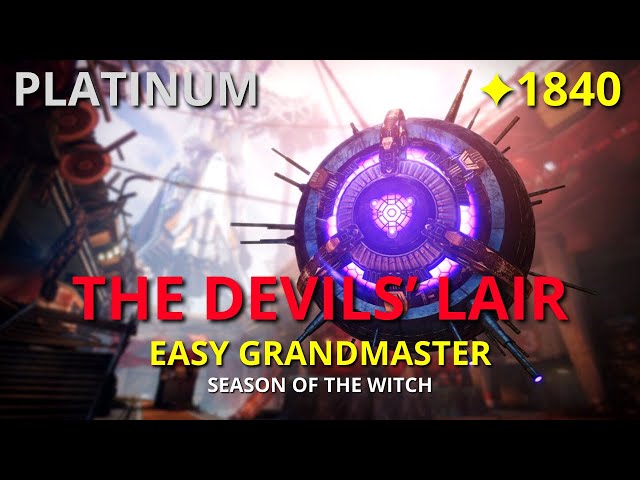 The Devils' Lair - Easy 1840 Grandmaster Nightfall | Destiny 2 (PS5)