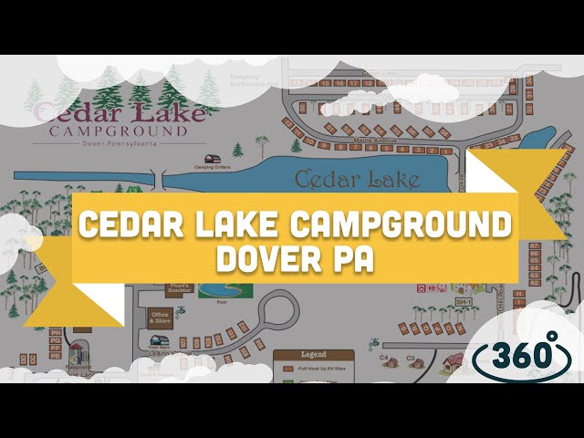 Cedar Lake RV Park 4K 360° Tour | Dover PA (RV Life)