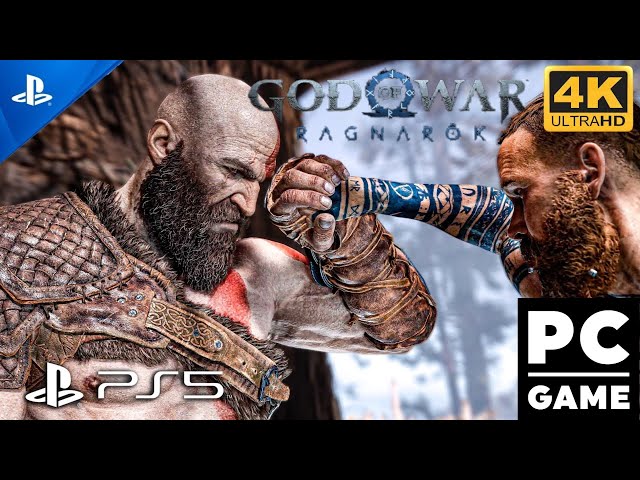 GOD OF WAR PS5 Kratos Vs Baldur Boss Fight Gameplay 2K PC gameplay#godofwar