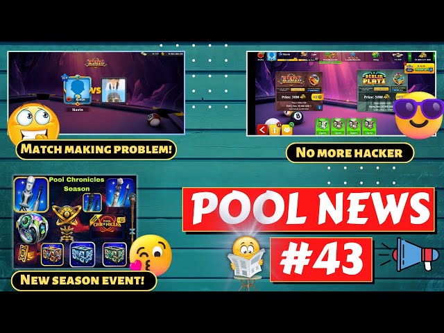 Miniclip Website Update | Ha*kers Solution | Matching Problem | 8 Ball Pool - POOL NEWS #43