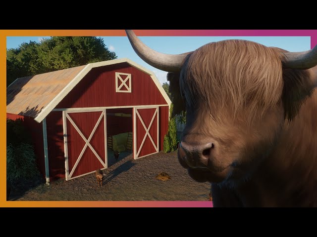 Highland Cattle Barn | Planet Zoo