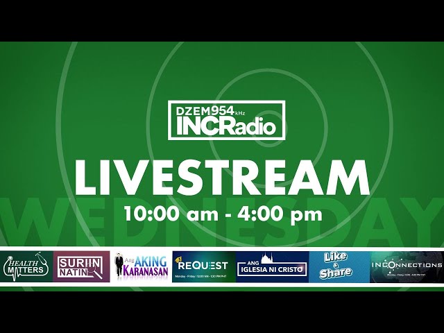 INCRadio LIVESTREAM | Wednesday, June 25, 2024 (10:00 AM - 4:30 PM PHT)