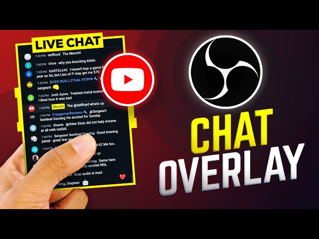 OBS Studio Adding YouTube Chat Overlay to Your Stream