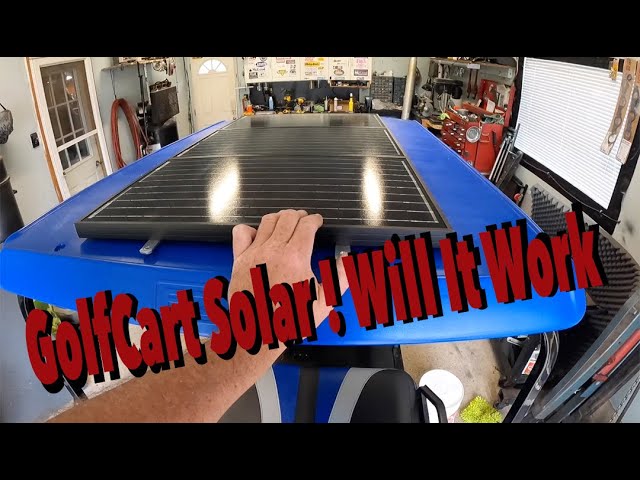Solar Power For Golf Cart 36 Volt
