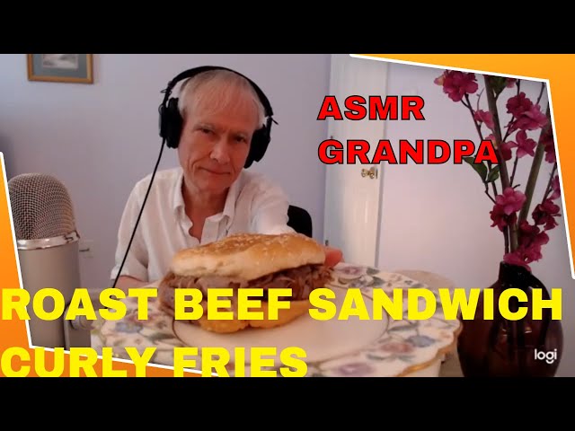 Arby's Roast Beef Sandwich And Curly Fries ASMR! First time in 30 yrs!