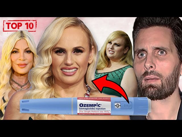 Top 10 Celebrity Ozempic Disasters | Tori Spelling, Tracy Morgan, Rebel Wilson
