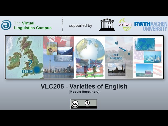 VLC205 - Varieties of English