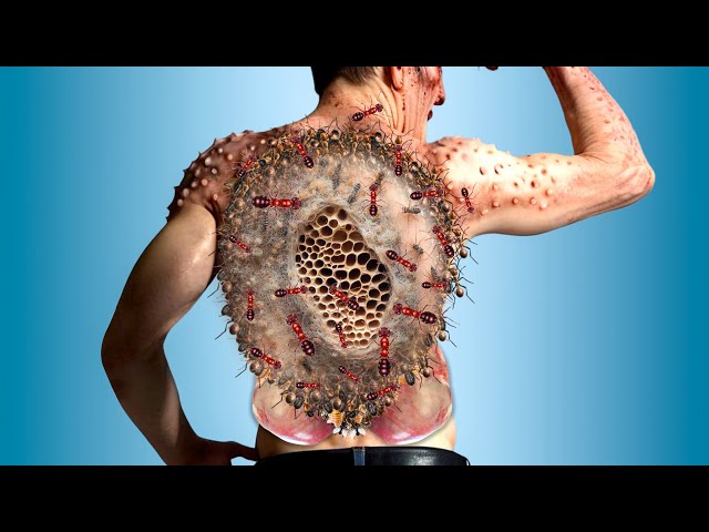 ASMR Animation treatment from infected Back | 2D Animation #008