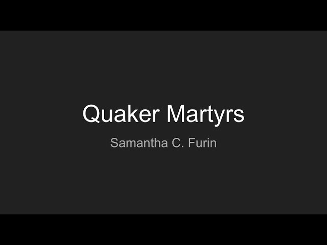 Quaker Martyrs