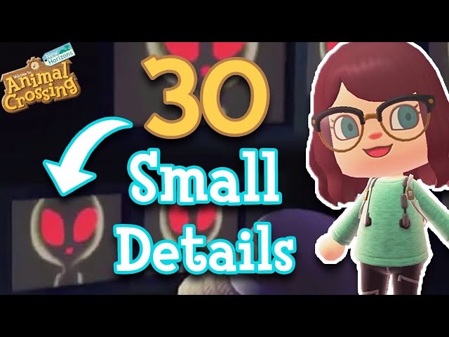 30 Small Details You Might Have Missed in Animal Crossing: New Horizons