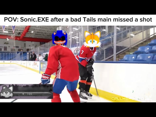 Sonic EXE: TD meme || EXE when a bad Tails main missed a shot