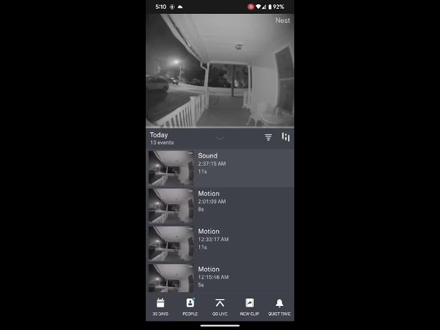 Nest camera captures shots fired overnight in Holland