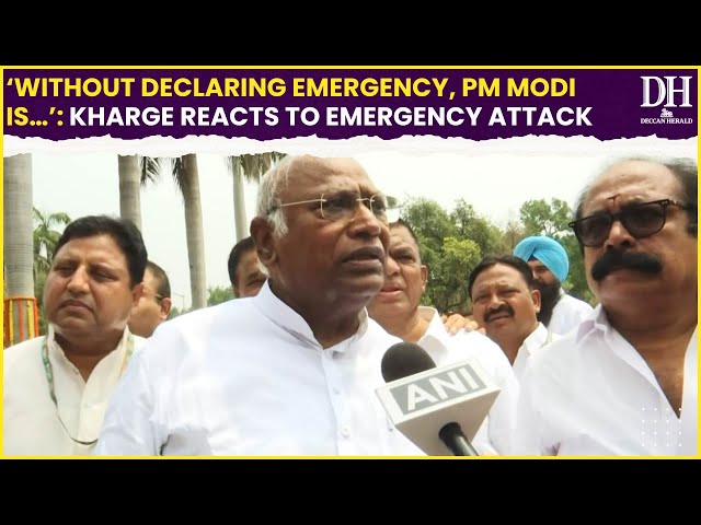 ‘Without declaring emergency, PM Modi is…’ Mallikarjun Kharge reacts to PM Modi’ emergency attack