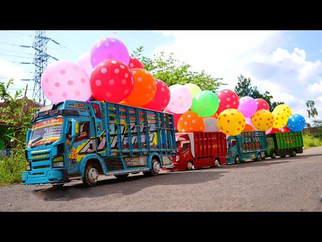 Oleng Mbois Aa Zafran Truck Convoy, Wahyu Abadi Loads 1000 Balloons