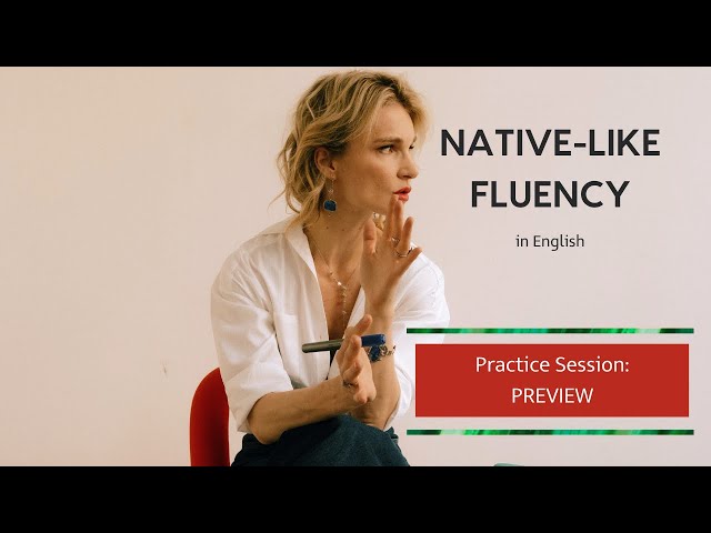 Preview of a community practice call | Self-correction method for Advanced English learners