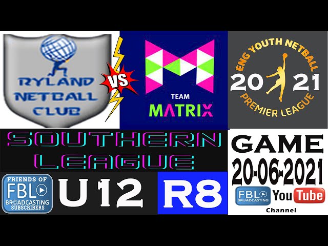 Ryland NC vs Matrix NC. ENG Sports UK YNPL2020-2021 U12 South. Round 8. 20/06/21.    FOFBL