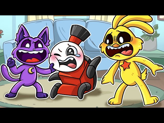 Catnap and Kickinchicken but Monster! - Smiling Critters Poppy Playtime 3 Animation