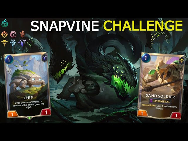 Which Region Is The BEST For Snapvines? | Legends of Runeterra Gameplay