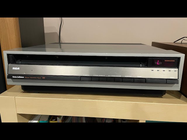 RCA SelectaVision SGT400 Video Disc Player Demo - 1984
