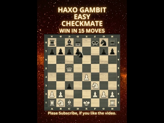 Haxo Gambit | Easy Checkmate | Scotch Gambit | Scotch Opening | Chess Openings | Chess Tricks