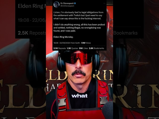 Let the lawyers take it from here. #drdisrespect