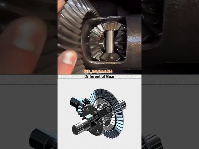 How to Differential Gear working.📌👍#differential gear #3d printing #innovation #rendering  #3ddesign