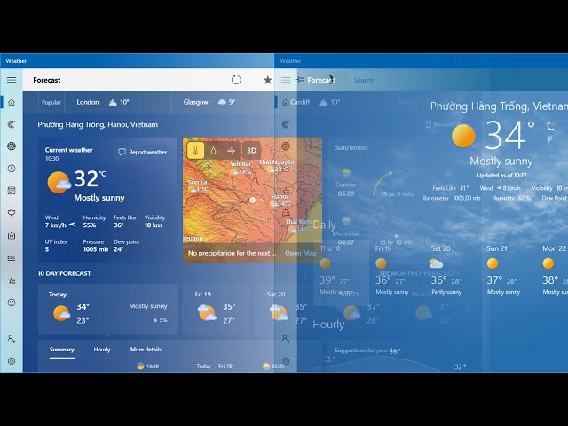 Get the Old Weather App back in Windows 10/11