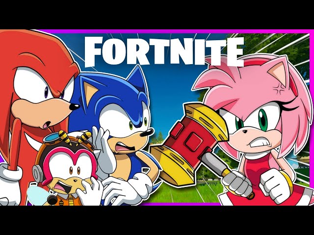 AMY IS THE BEST!! Sonic And Friends Play Fortnite