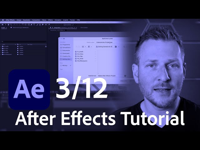 Speichern von Projekten in After Effects - Beginner Tutorial / deutsch | Adobe DE
