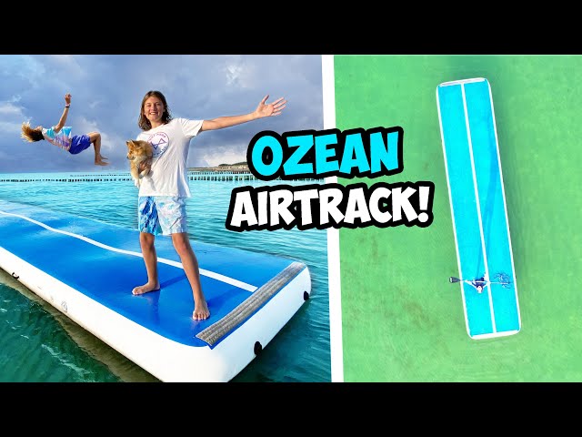 RIESEN AIRTRACK vs OZEAN! (XXL Luftmatratze!)