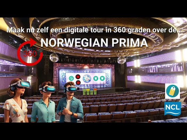video, Norwegain Prima, Vr, scheepstour in 360 graden , Captain Cruise, vakanties Mister 3 Sixty