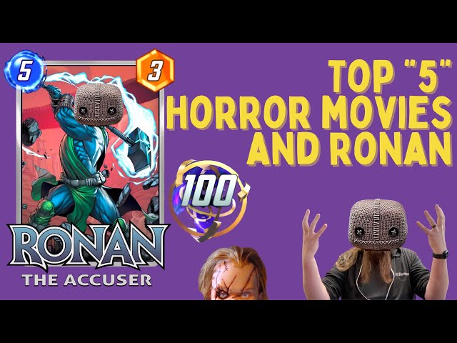 My Top 5 Horror Movies (Ronan and Master Mold V1) - Marvel Snap Rating Climb Season 2/Episode 23