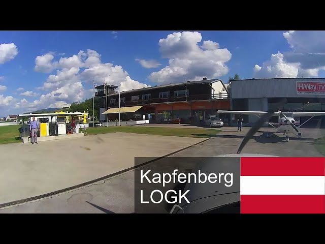 Kapfenberg (LOGK) airfield - Intermediate technical landing and refueling on our way home
