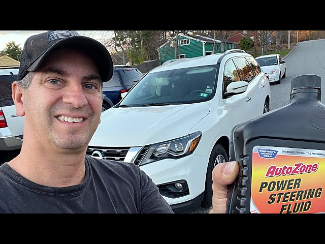 How To Check 2013-2020 Nissan Pathfinder Power Steering Fluid Level