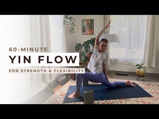 60-minute yin yoga FLOW for strength & flexibility (FOR HIKERS)