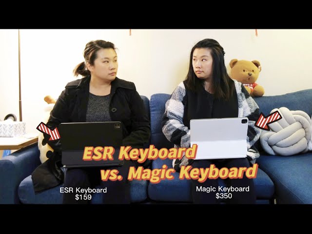 iPad Pro Magic Keyboard vs. ESR keyboard 評測 對比 蘋果iPad pro鍵盤 ENG SUB