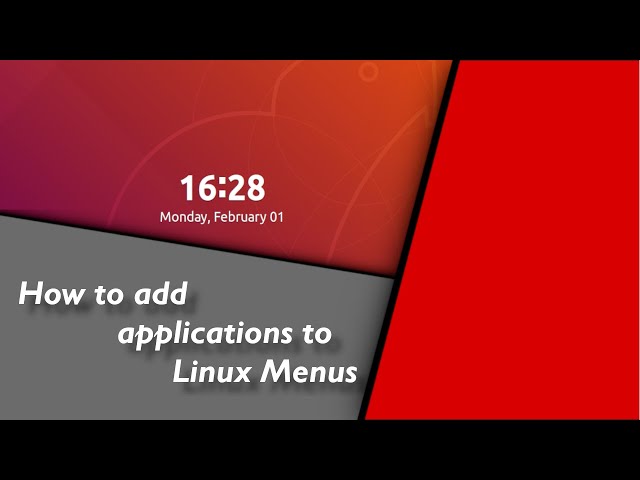 How to: Add Applications and Scripts to Menus in Linux