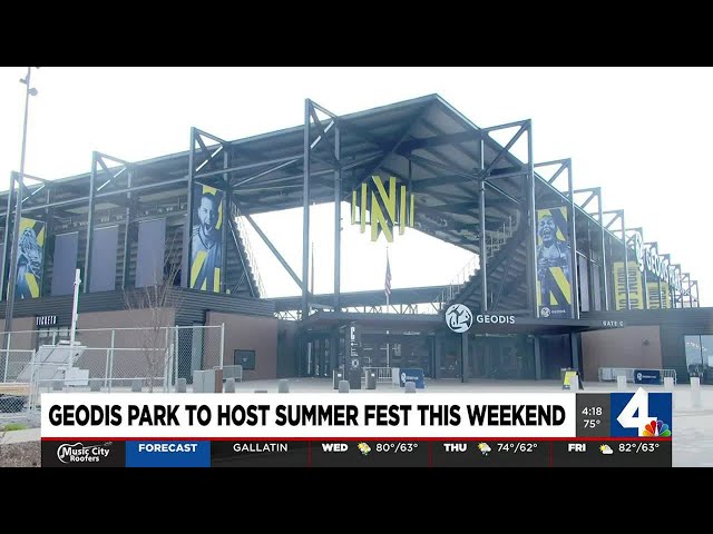 Geodis Park to host summer fest this weekend