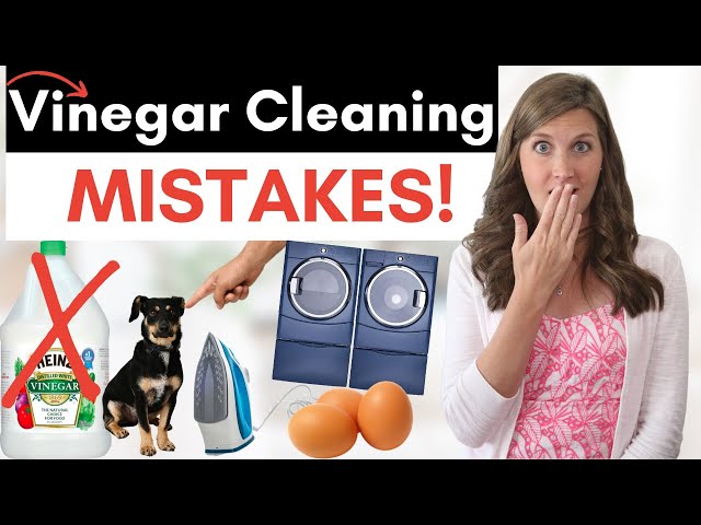 8 Things You Should NEVER Clean with VINEGAR! | What NOT to Clean with Vinegar! |  Cleaning Mistakes