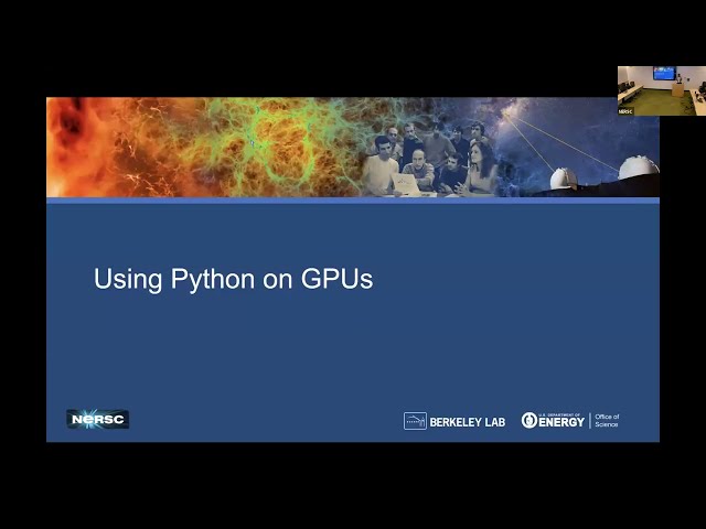 Day 1- Using Python at NERSC and Best Practices