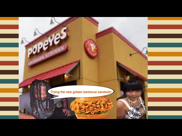 Trying to do golden barbecue chicken sandwich from Popeyes