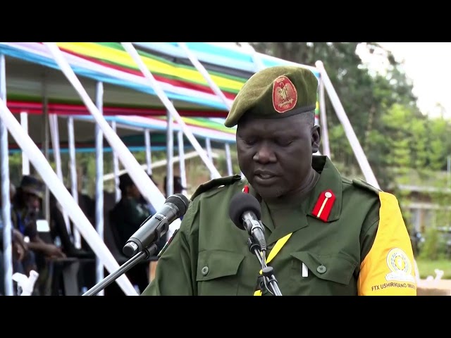 UGANDAN FORCES IN RWANDA FOR TRAINING, UGANDAN CONTINGENT PERFORMANCE AND SHOWCASE