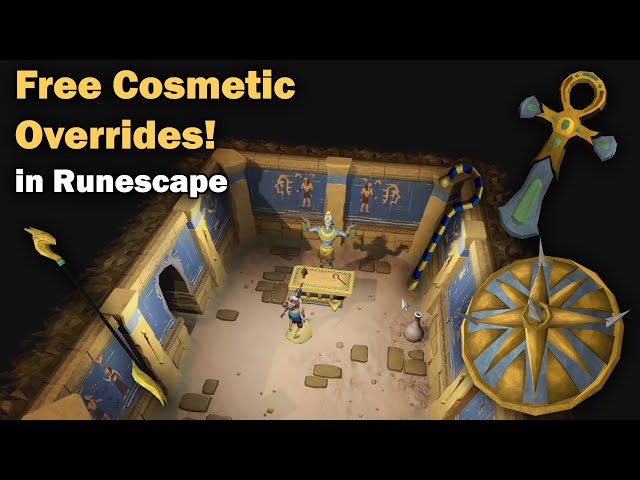 Free Cosmetic Overrides in Runescape from the Kharidian Desert (Fashionscape)